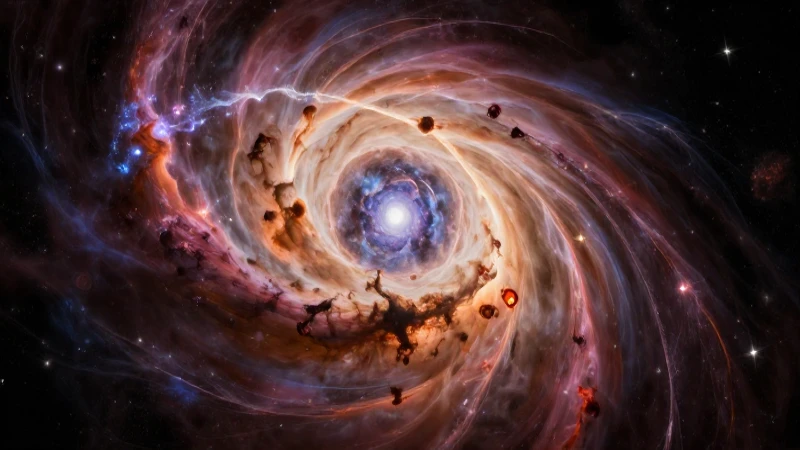 Ciclo de vida de una estrella: de nacimiento a final 4 Protostrella vibrante en dramática nebulosa cósmica