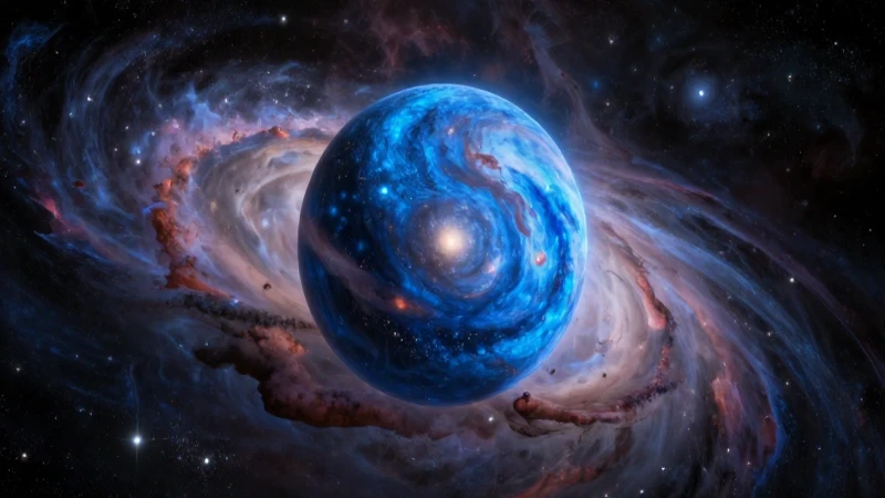 Ciclo de vida de una estrella: de nacimiento a final 5 Ilustración educativa de estrella azul cósmica