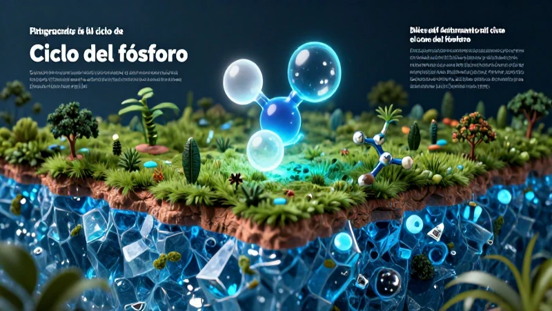 Proteger el ciclo del fósforo es clave