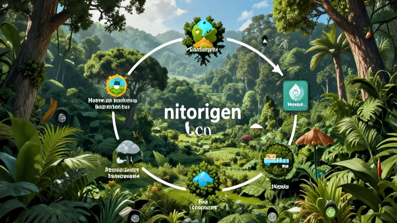 Infografía detallada del ciclo de nitrógeno en México