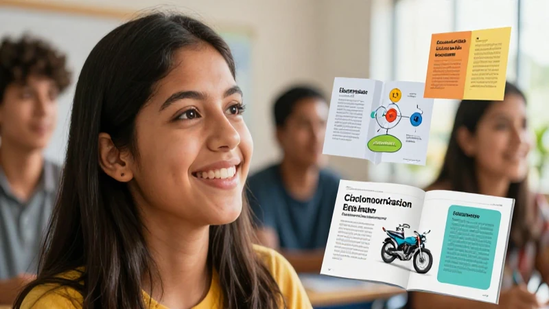 Educadora mexicana sonríe con entusiasmo