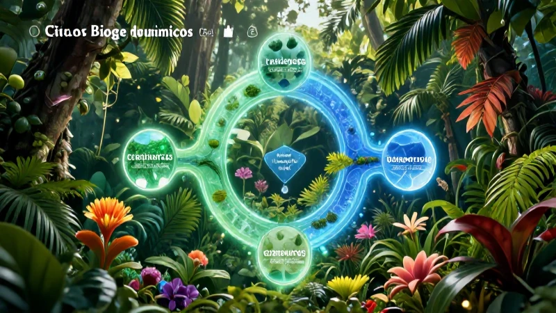 Ciclos biogeoquímicos vibrantes y modernos