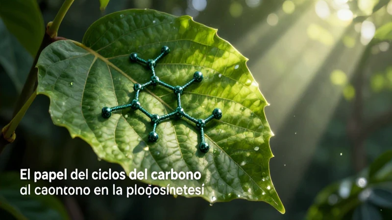 El ciclo del carbono en la fotosíntesis