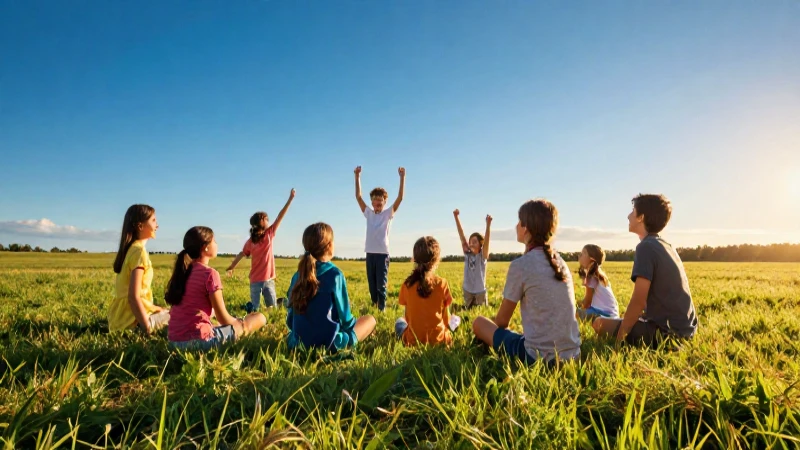 Cielo despejado: Disfruta de la belleza del verano radiante 8 Paisaje vibrante de verano al atardecer