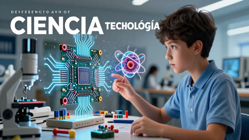 Conoce las diferencias esenciales entre ciencia y tecnología 5 Ciencia y tecnología: diferencia esencial