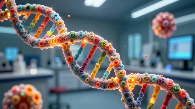 Aprende biología de forma fácil y divertida con Ciencias 1 de biología 3 Detalles microscópicos de ADN con luz vibrante