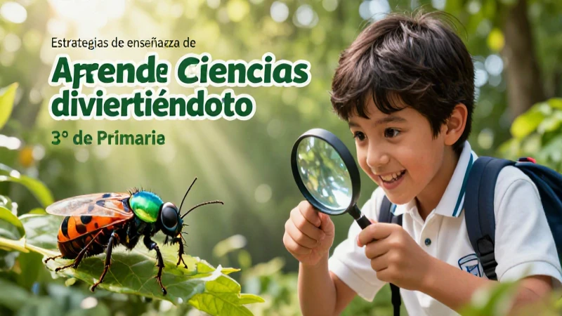 Aprende Ciencias Naturales divirtiéndote: 3º de Primaria 3 Aprender ciencias de forma divertida en primaria