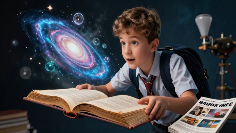 Libros de ciencias naturales: comprende el mundo con los mejores 4 Estudiante curioso, nebulosa holográfica, estética vibrante