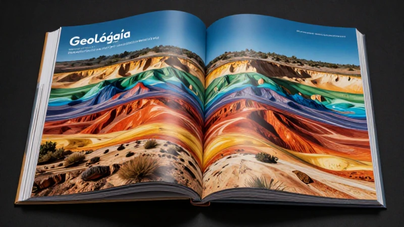 Libros de ciencias naturales: comprende el mundo con los mejores 3 Libro científico ilustrando geología vibrante