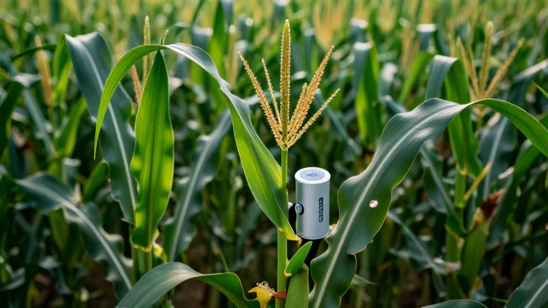 Campo agrícola moderno con tecnología avanzada y precisión