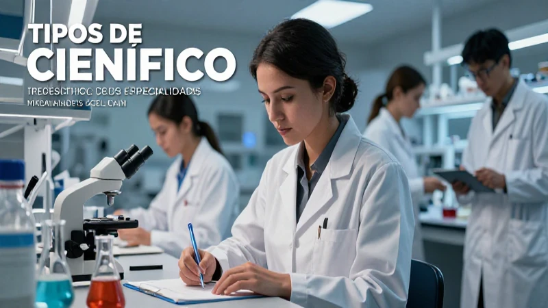 Cuáles son la definición y características de un científico 7 Científicos y sus especialidades en un laboratorio moderno