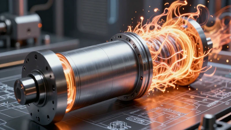 Aumenta eficiencia y precisión con un cilindro de forma: descubre sus beneficios 4 Cilindro industrial con energía vibrante y render profesional