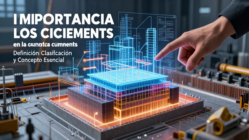 Cimientos: Definición, Clasificación y Concepto Esencial 3 Los cimientos son la base esencial de toda construcción