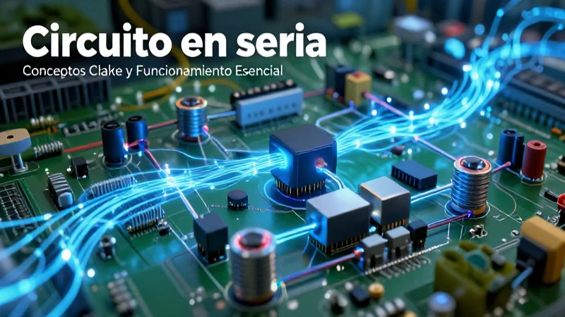 Circuito en serie: esquema y funcionamiento