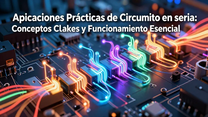 Circuito en serie: conceptos y energía visual