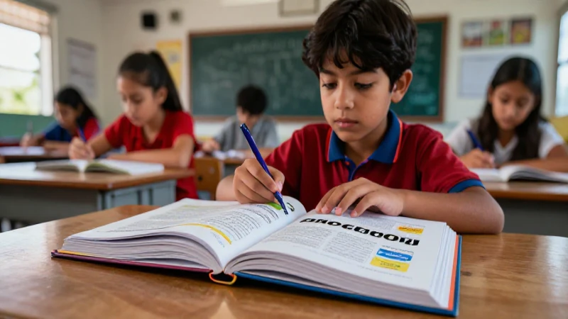 Encuentra los mejores libros de texto para tus citas escolares 3 Libros escolares vibrantes y atractivos