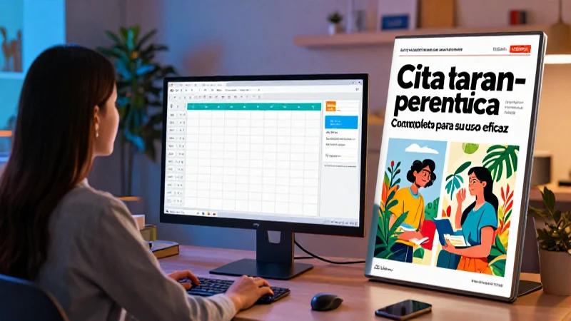 Maestra mexicana con recursos para citas educativas