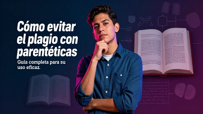 Evita el plagio usando citas parentéticas