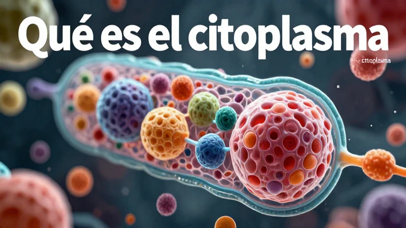 Citoplasma detallado: estructura celular y funciones