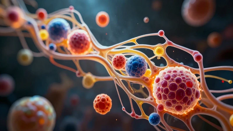 Célula vibrante con estructuras microscópicas detalladas