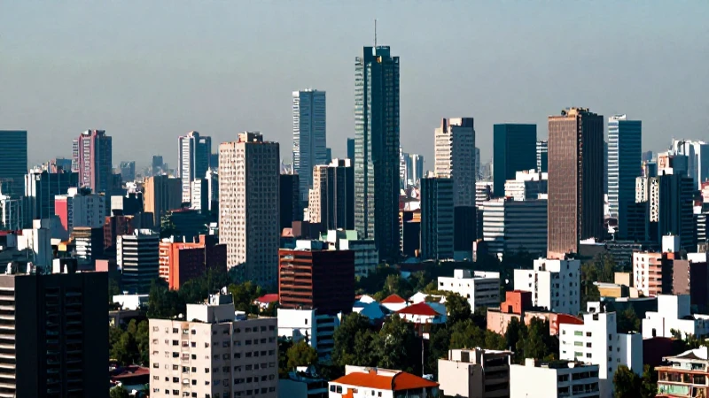 Ciudad de México: Cultura, Población y Clima Esencial 5 Ciudad de México: densos rascacielos y atmósfera neblinosa