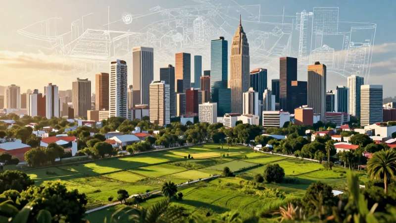 Ciudad urbana y campo contrastan en una estética dinámica