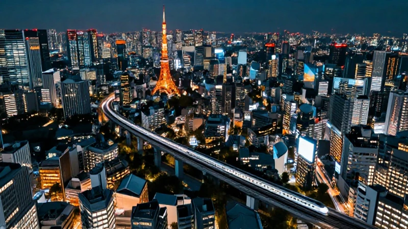 Mega ciudades de Japón, futuristas e impactantes