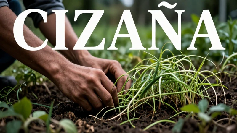 Cizaña: maleza invasora que compite con el cultivo