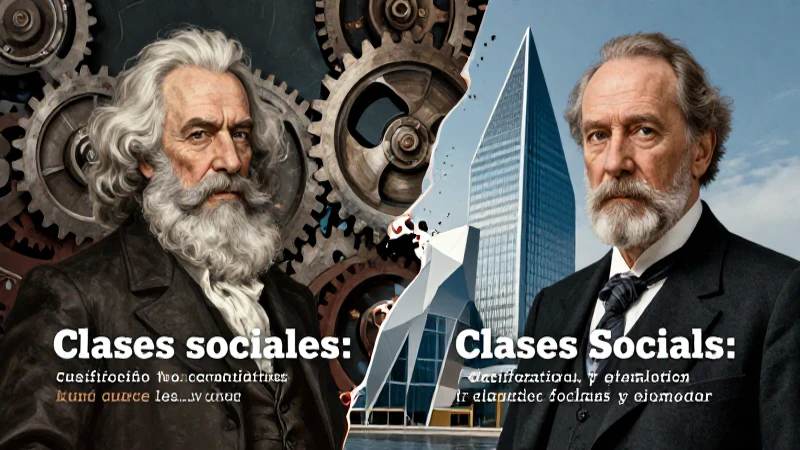 Clases sociales: clasificación, características y ejemplos 6 Marx y Weber: teorías sociales en colisión
