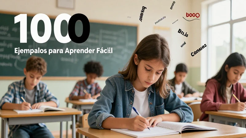 Clases de adjetivos: 100 Ejemplos para Aprender Fácil 8 Guía para dominar adjetivos en español