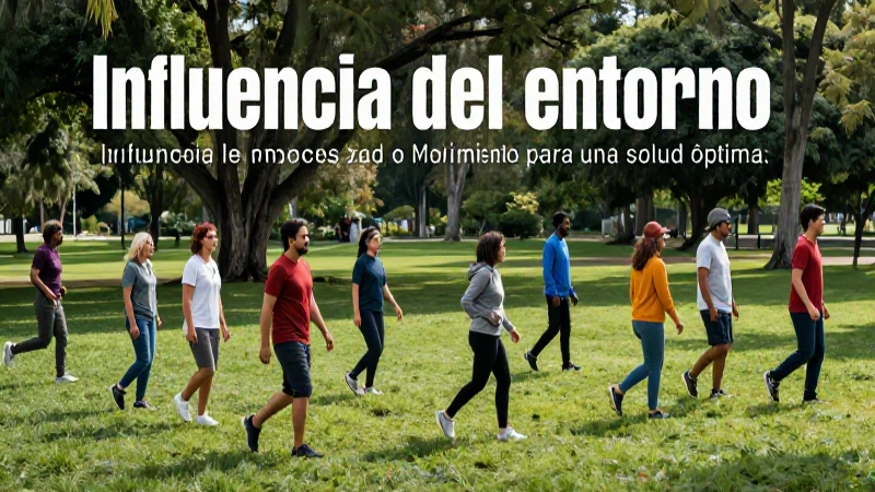Movimiento para una salud óptima: Conoce las Conoce opciones 5 Comunidad en parque: movimiento y salud