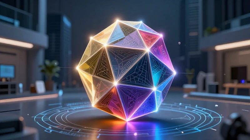 Tipos de polígonos: elementos, ejemplos y características 4 Polígono geométrico vibrante con diseño educativo profesional
