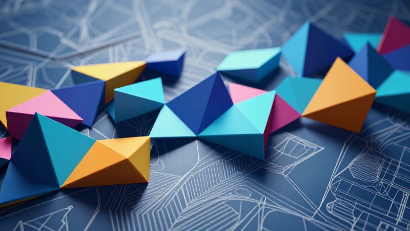 Tipos de polígonos: elementos, ejemplos y características 8 Diseño geométrico educativo, vibrante y detallado