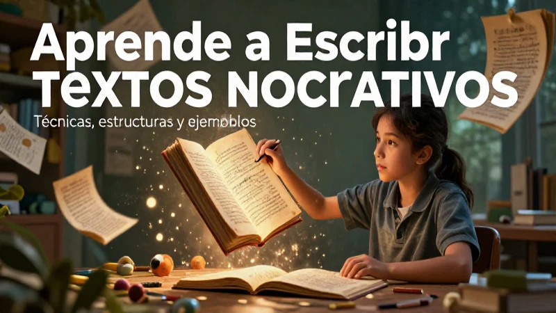 Aprende a escribir textos narrativos: técnicas, estructuras y ejemplos 5 Técnicas y ejemplos para narraciones escritas