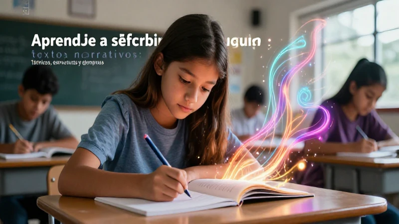 Aprende a escribir textos narrativos: técnicas, estructuras y ejemplos 6 Recursos visuales para aprender a escribir narrativas