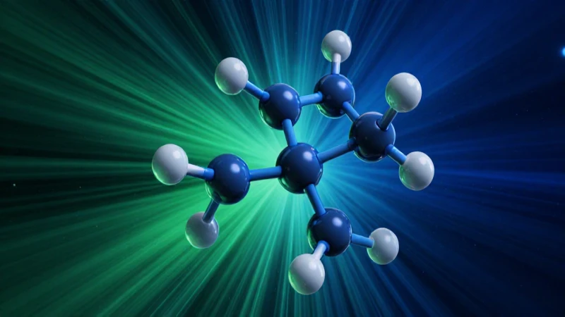 Estructura molecular abstracta de alta calidad