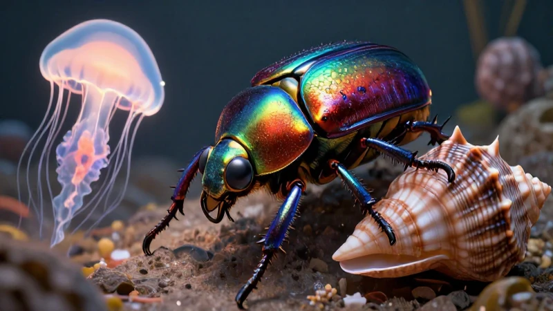 Clasificación de los Animales Invertebrados: 70 Ejemplos 11 Ilustración detallada de naturaleza estilo educativo mexicano