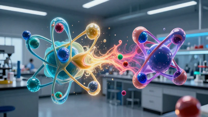 Átomos dinámicos y químicos en laboratorio educativo