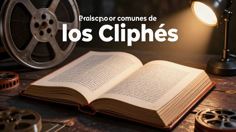 Conceptos visuales sobre clichés literarios y cine