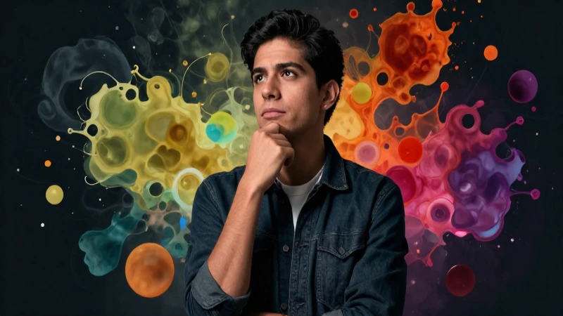 Joven académico mexicano reflexiona rodeado de clichés