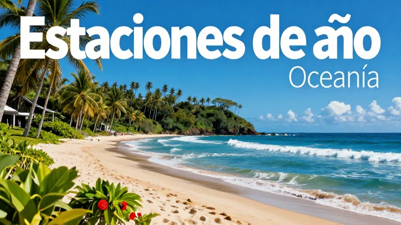 Conoce el increíble clima de Oceanía: todo lo que necesitas saber 4 Clima vibrante y paisajes de Oceanía