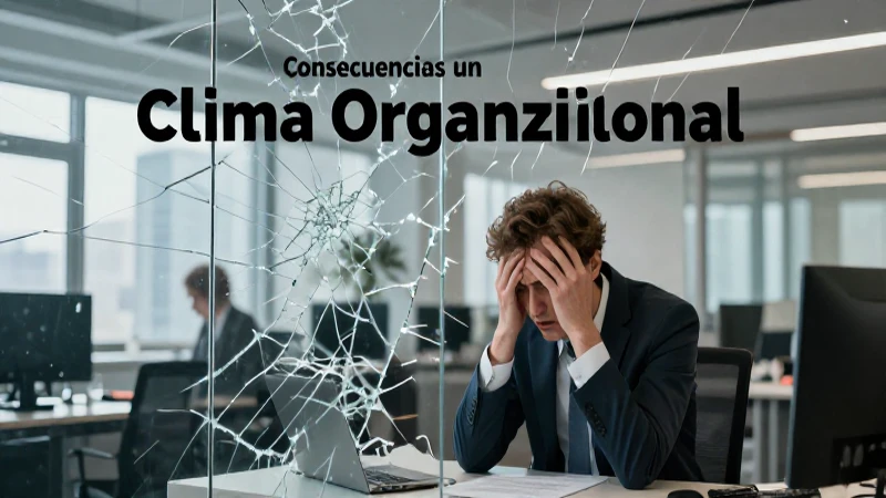 Clima organizacional: Definición, factores y características 5 Clima organizacional negativo genera consecuencias visuales de estrés