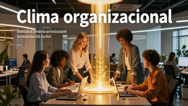 Clima organizacional: Definición, factores y características 4 Un ambiente de trabajo positivo y productivo