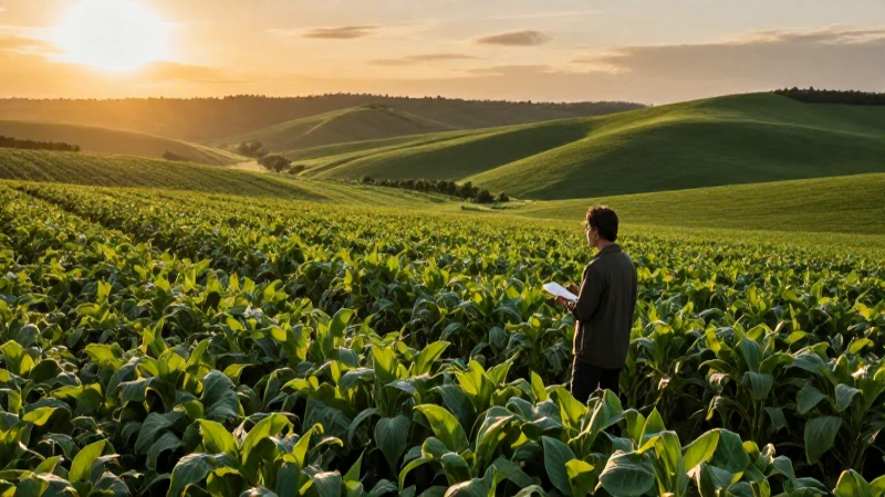 Clima templado: definición y concepto del clima templado 6 Campos agrícolas vibrantes en hora dorada