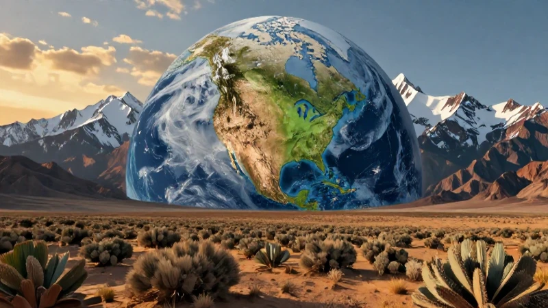 Diversidad climática de Norteamérica en contraste dramático