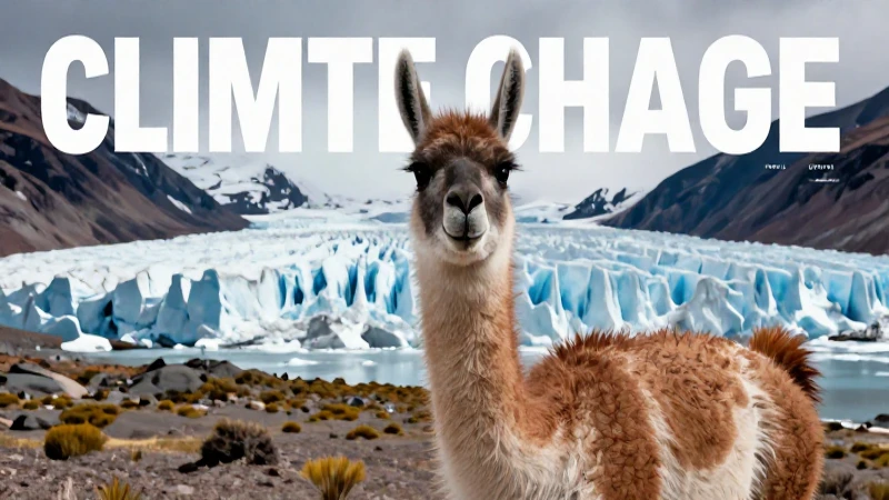 Clima en Argentina: Características y Tipos Diversos 6 Guanaco andino afectado por el cambio climático