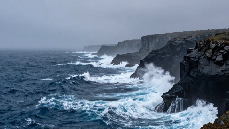 Costa del Atlántico dramática y educativa en alta definición