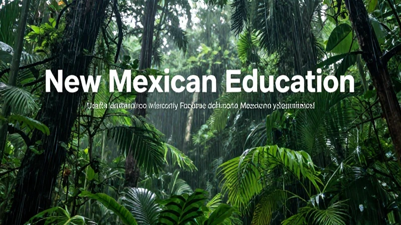 Clima Tropical: Características y Ambientes en el Tropico 5 Bosque tropical bajo lluvia vibrante, estilo educativo