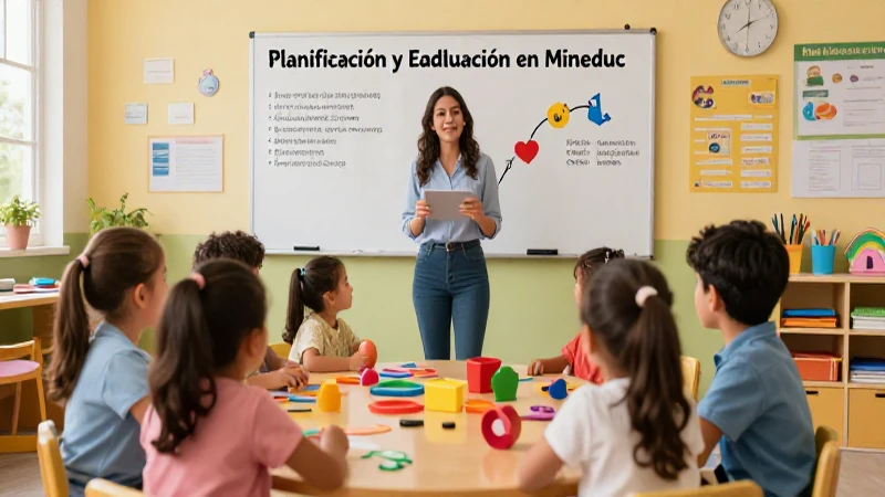 Evaluación de CNB preprimaria: planificación y enseñanza