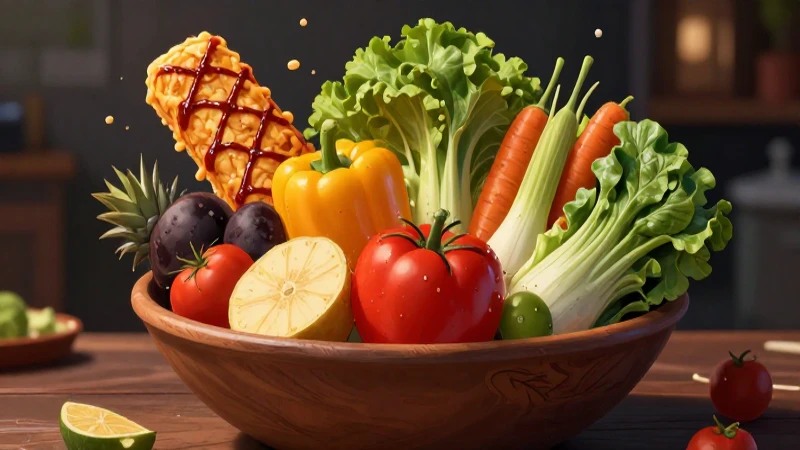 Cocina: Definición y concepto que debes conocer hoy 6 Frescura vibrante contra fast food realista